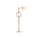Photo of Yana 1 Carat T.W. Diamond Earring 14K Rose Gold [CE5810R]