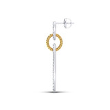 Photo of Yana 1 Carat T.W. Diamond Earring 14K White Gold [CE5810W]