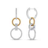 Photo of Sana 3/4 Carat T.W. Diamond Earring 10K White Gold [CE5808W]