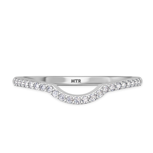 Photo of Bellerose 1/7 Carat T.W. Diamond Ladies Wedding Band  10K White Gold [BT1001WL]