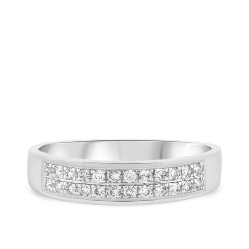 Photo of Jay 1/5 ct tw. Diamond Ladies Band 10K White Gold [BT250WL]