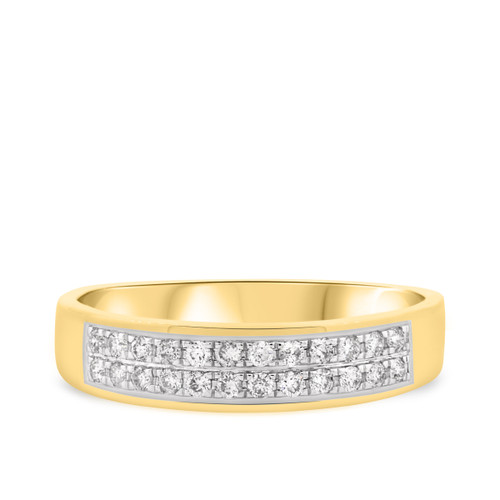 Photo of Jay 1/5 ct tw. Ladies Band 10K Yellow Gold [BT250YL]