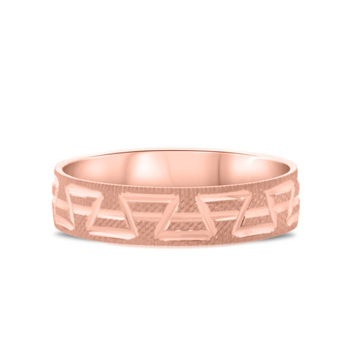 Photo of Annelle Ladies Band 14K Rose Gold [BT330RL]