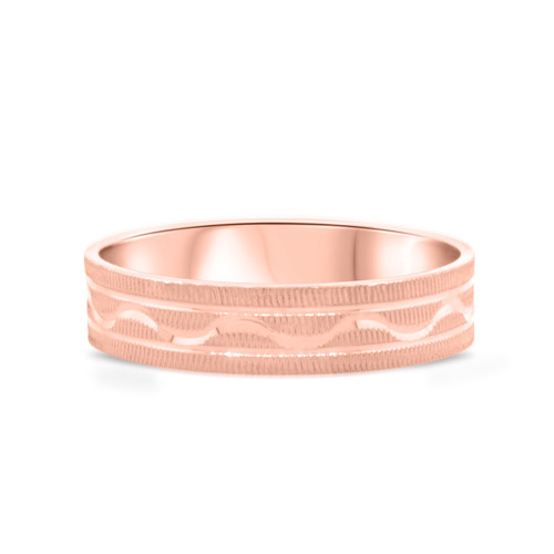 Photo of Frances 0 ct tw. No Gemstone Ladies Band 10K Rose Gold [BT335RL]