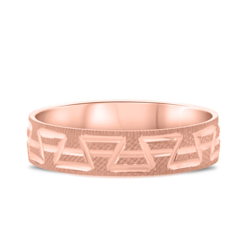 Photo of Annelle Mens Band 14K Rose Gold [BT330RM]