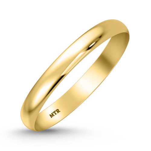 Photo of Hudson Comfort Fit-3mm Ladies Band 10K Yellow Gold [BT348YL]