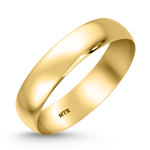 Photo of Hudson Comfort Fit-5mm Mens Band 14K Yellow Gold [BT350YM]