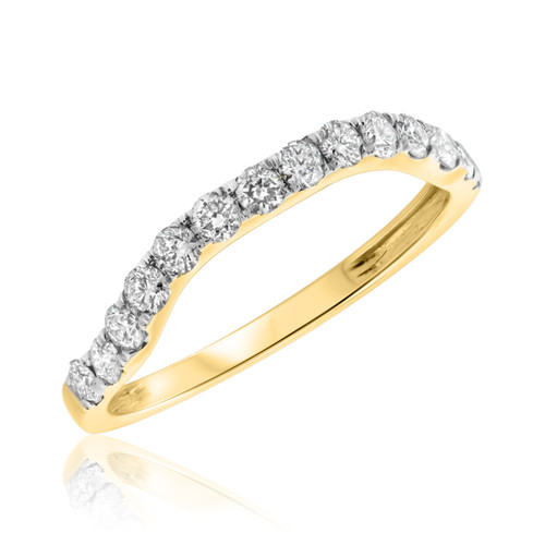 Photo of Mira 1/2 ct tw. Ladies Band 10K Yellow Gold [BT409YL]