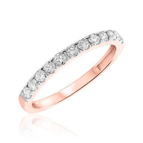 Photo of Selene 1/2 ct tw. Ladies Band 10K Rose Gold [BT411RL]