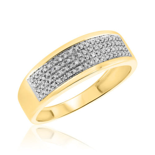 Photo of Valentina 1/6 ct tw. Ladies Band 14K Yellow Gold [BT418YL]