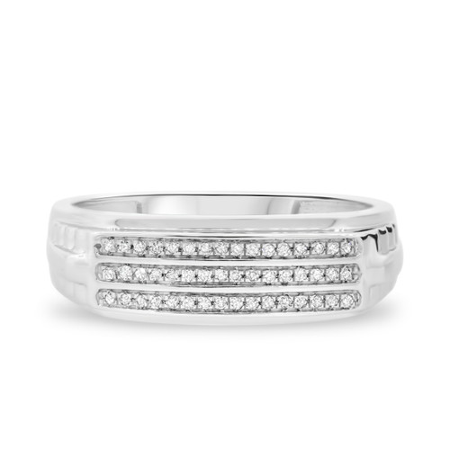 Photo of Beau 1/1Ladies Band 10K White Gold [BT421WL]