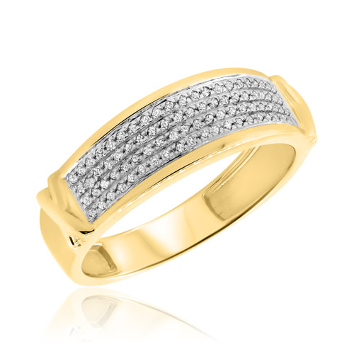 Photo of Affinity 1/6 ct tw. Ladies Band 10K Yellow Gold [BT427YL]