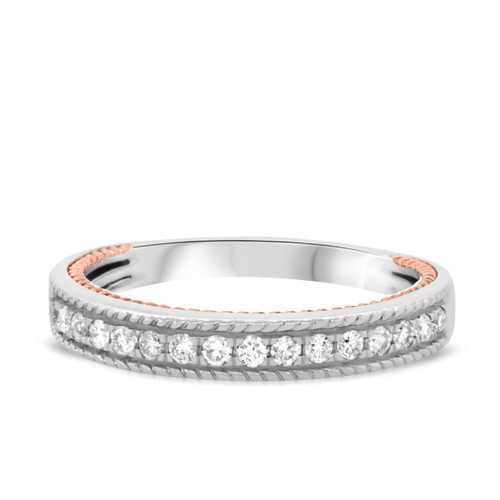 Photo of Blushing 1/3 ct tw. Ladies Band 14K White Gold [BT454WL]