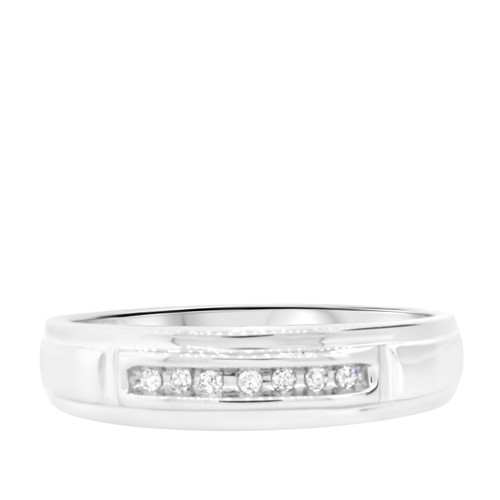 Photo of Boundless 1/15 ct tw. Mens Band 14K White Gold [BT518WM]
