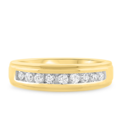 Photo of Encina 1/5 ct tw. Diamond Ladies Band 14K Yellow Gold [BT501YL]