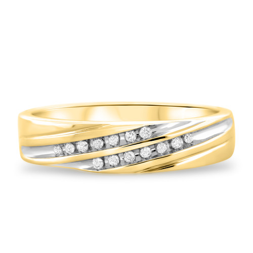 Photo of Adalyn 1/1Mens Band 14K Yellow Gold [BT519YM]