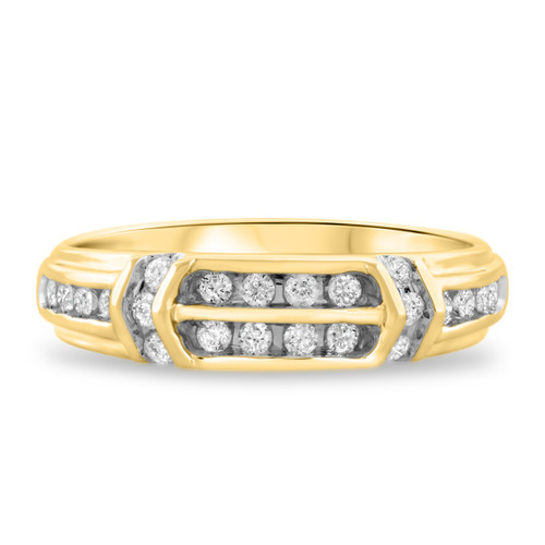 Photo of Bexley 1/4 ct tw. Ladies Band 10K Yellow Gold [BT503YL]