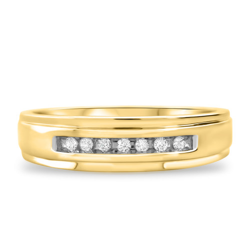 Photo of Effete 1/1Mens Band 10K Yellow Gold [BT521YM]