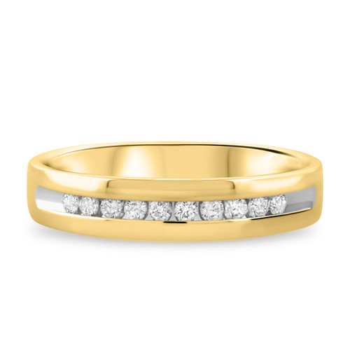 Photo of Arabella 1/4 ct tw. Diamond Mens Band 14K Yellow Gold [BT532YM]