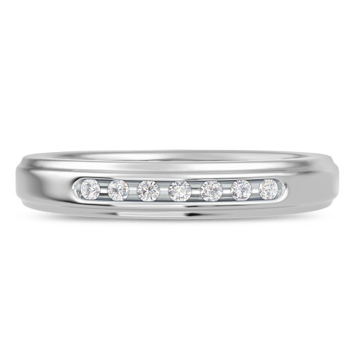 Photo of Effete 1/10 ct tw. Diamond Ladies Band 14K White Gold [BT521WL]