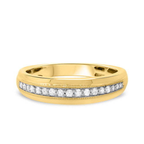 Photo of Selena 1/5 ct tw. Diamond Mens Band 14K Yellow Gold [BT643YM]