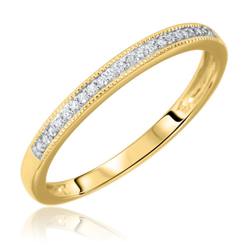 Photo of Bridgette 1/15 ct tw. Ladies Band 14K Yellow Gold [BT572YL]