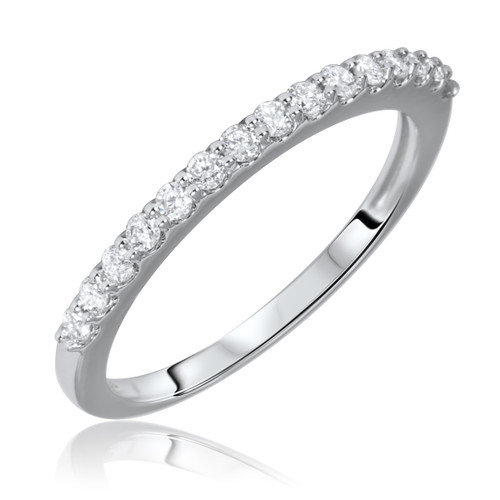 Photo of Blake 1/3 ct tw. Ladies Band 14K White Gold [BT574WL]