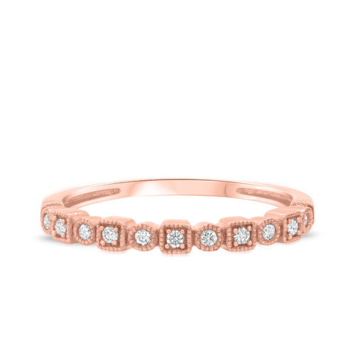 Photo of Beryl 1/10 ct tw. Diamond Ladies Band 10K Rose Gold [BT662RL]