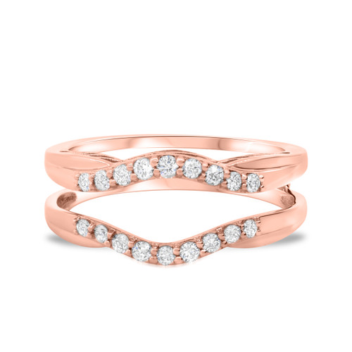 Photo of Rosita 1/4 ct tw. Ladies Band 10K Rose Gold [BT671RL]