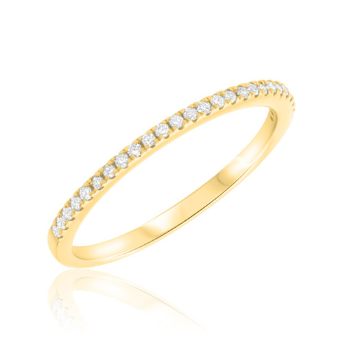 Photo of Gillian 1/7 ct tw. Ladies Band 10K Yellow Gold [BT673YL]