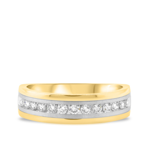 Photo of Isador 1/2 ct tw. Diamond Mens Band 10K Yellow Gold [BT954YM]