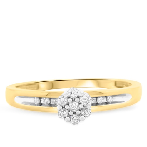 Photo of Gaia 1/6 ct tw. Round Diamond Engagement Ring 10K Yellow Gold [BT506YE-C000]