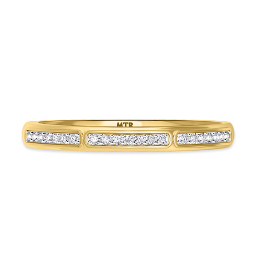 Photo of Delphine 1/10 CT. T.W. Diamond Ladies Wedding Band  14K Yellow Gold [BT871YL]