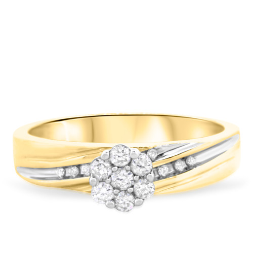 Photo of Adalyn 1/4 ct tw. Round Diamond Engagement Ring 10K Yellow Gold [BT519YE-C000]
