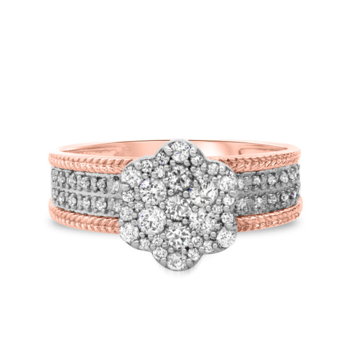 Photo of Madeline 5/8 ct tw. Fancy Diamond Engagement Ring 14K Rose Gold [BT640RE-C000]
