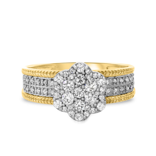 Photo of Madeline 5/8 ct tw. Fancy Diamond Engagement Ring 14K Yellow Gold [BT640YE-C000]