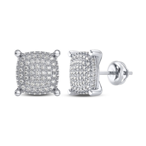 Photo of Harlow 1/3 Carat T.W. Diamond Earring 10K White Gold [CE1204W]