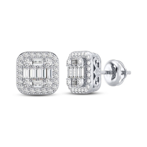 Photo of Enoch 1/2 CT. T.W. Diamond Earring 14K White Gold [CE1215W]