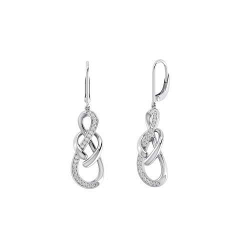 Photo of Edoxie 1/4 Carat T.W. Diamond Earring 14K White Gold [CE1579W]