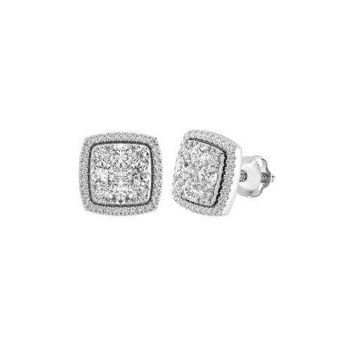 Photo of Nandi 3/4 CT. T.W. Diamond Earring 14K White Gold [CE1609W]