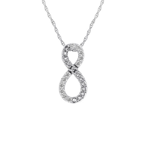 Photo of Amadeo 1/8 Carat T.W. Pendant 14K White Gold [CP1504W]
