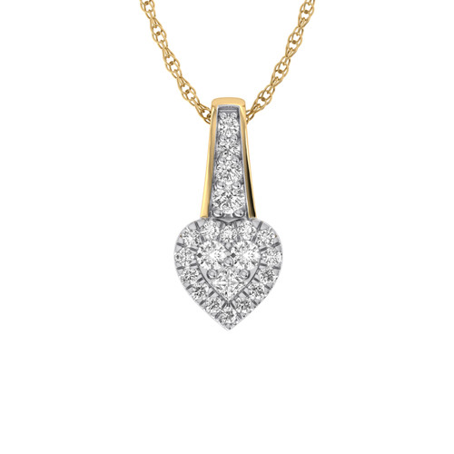 Photo of Noble 1/4 CT. T.W. Pendant 14K Yellow Gold [CP1522Y]