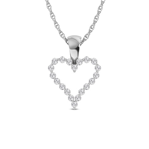 Photo of Josef 1/4 Carat T.W. Pendant 10K White Gold [CP1528W]