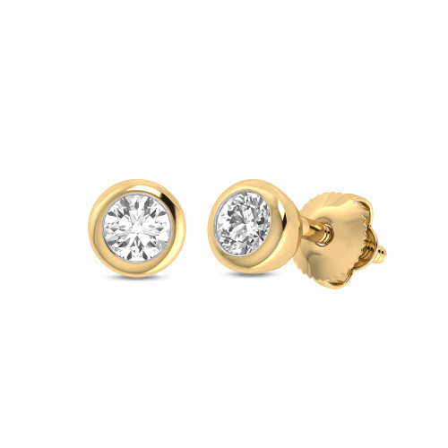 Photo of Brigitte 1/2 Carat T.W. Diamond Earring 10K Yellow Gold [SE1616Y-R045]