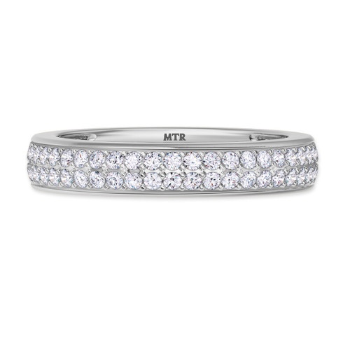 Photo of Iris 3/4 ct tw. Diamond Mens Band 10K White Gold [BT261WM]