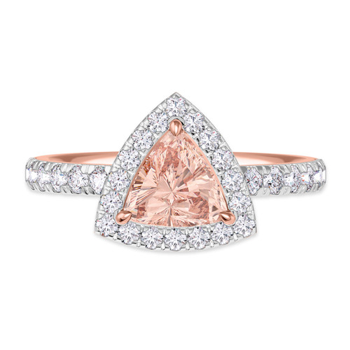 Photo of Arden 1 1/4 ct tw. Fancy Morganite Engagement Ring 10K Rose Gold [BT268RE-C000]