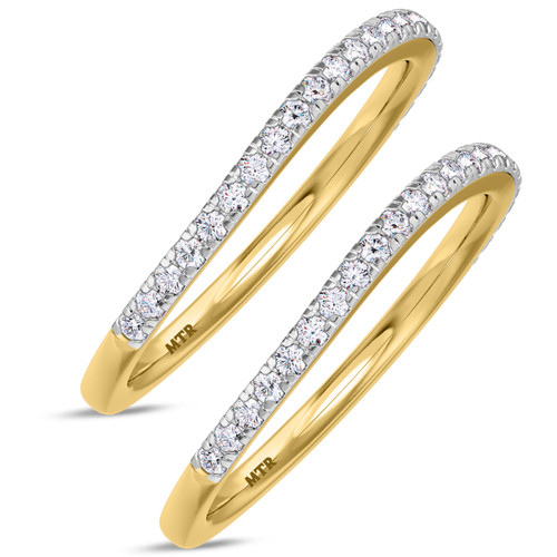 Photo of Sutton 3/8 ct tw. Same Sex Ladies Band Set 14K Yellow Gold [WL267Y]