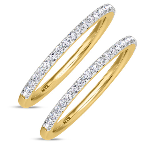Photo of Hart 1/3 ct tw. Same Sex Ladies Band Set 10K Yellow Gold [WL270Y]