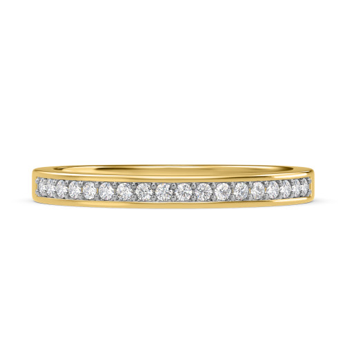 Photo of Marline 1/5 ct tw. Lab Grown Diamond Ladies Band 10K Yellow Gold [BT1404YL]