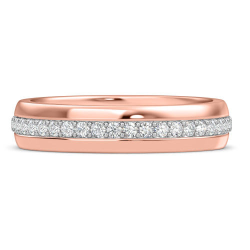 Photo of Kailani 1/2 ct tw. Lab Grown Diamonds Mens Band 10K Rose Gold [BT1407RM]